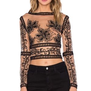 For Love & Lemons Dessert Nights Crop Top
